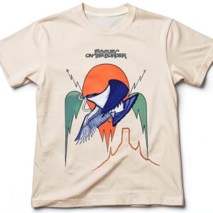 T-shirt Homme Coton Manches Courtes Col Rond Crème-0