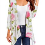 Gilet femme léger imperméable coupe-vent cardigan mi-saison-0