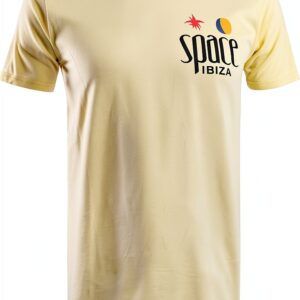 T-shirt SPACE Homme 100% Coton Coupe Régulière Blanc-0