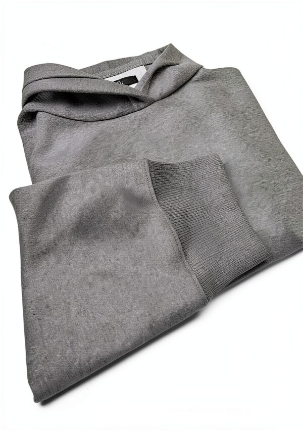 Sweat à capuche homme Next noir gris marl crème confort-1