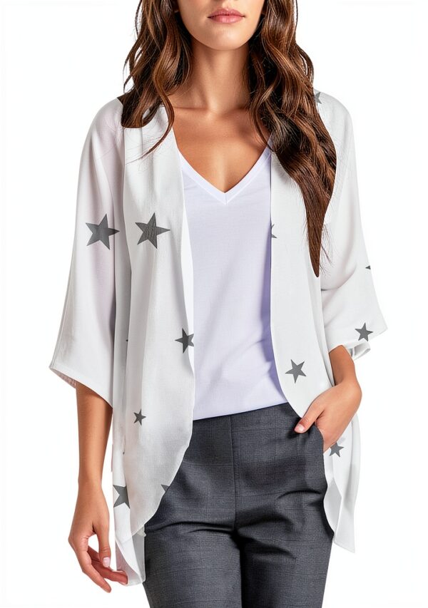 Gilet femme cardigan mi saison imperméable confortable coupe-0