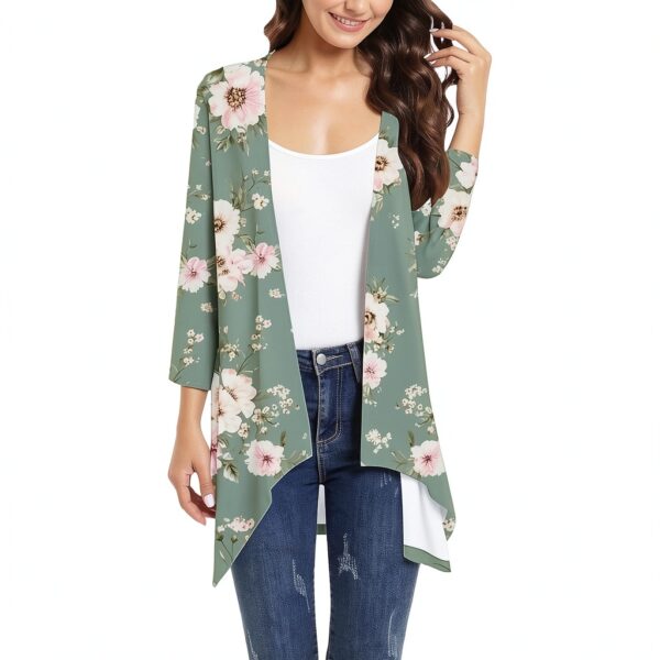 Gilet femme cardigan léger confortable coupe-vent mi-saison-4