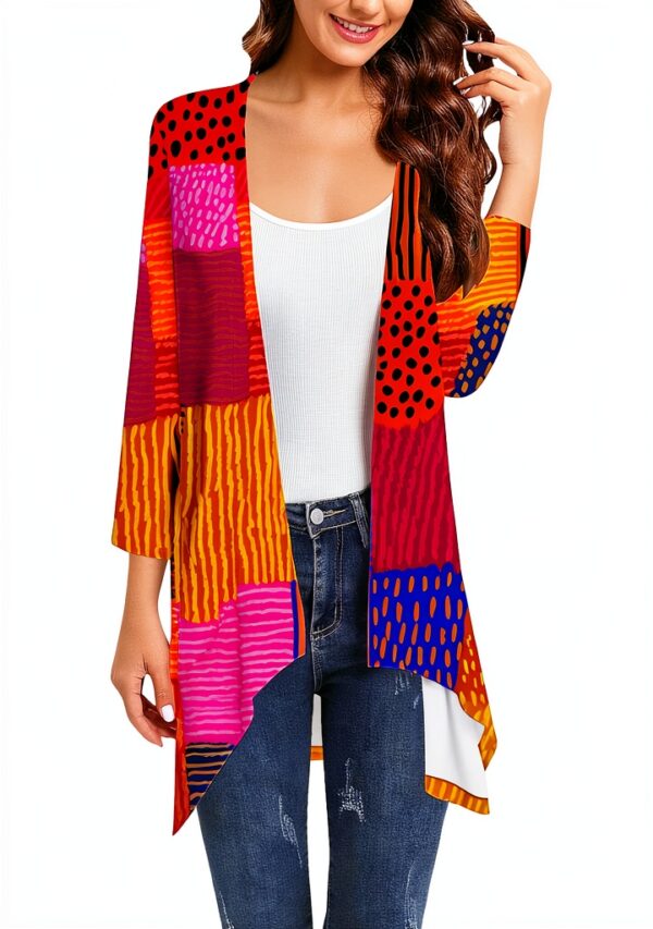 Gilet femme léger cardigan mi-saison confortable coupe-vent-0