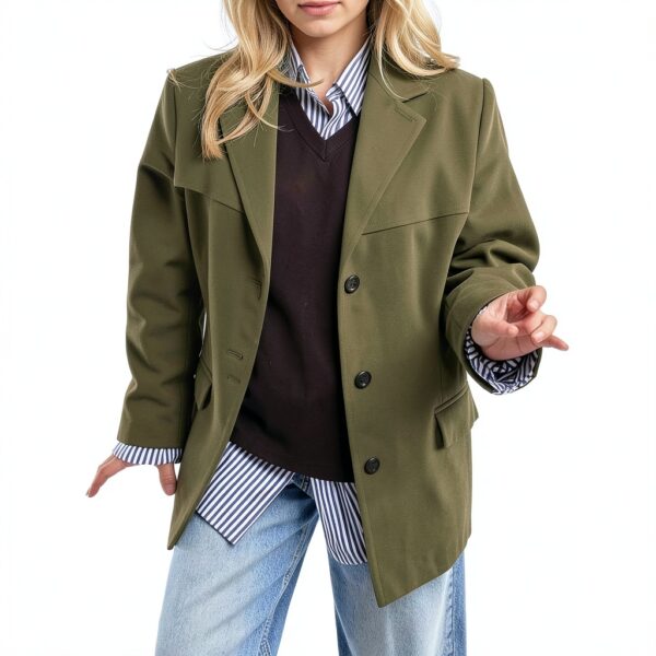 Sweat à capuche femme Sweatshirts for Women UK Bleu Vert-2