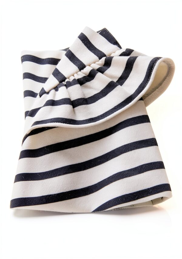 Pyjama fille Next rayures crème bleu marine taille 5 à 12-3