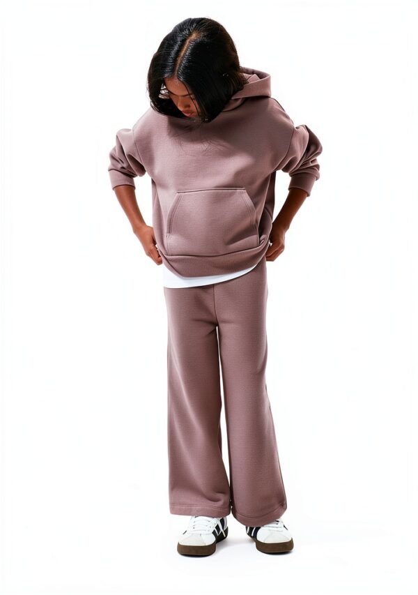 Ensemble fille Next Brown Cream taille pratique facile-7