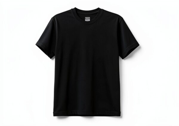 T-shirt Graphique Noir Confortable Toutes Tailles Mixte-3