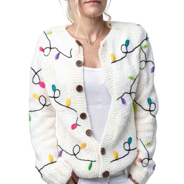 Gilet femme léger cardigan mi saison confortable grande-2