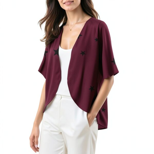 Gilet femme léger cardigan mi saison confortable coupe vent-3