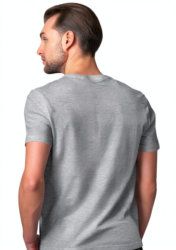 Tee-shirt Homme Chat Pizza Coton Gris Blanc Noir Taille S L-3