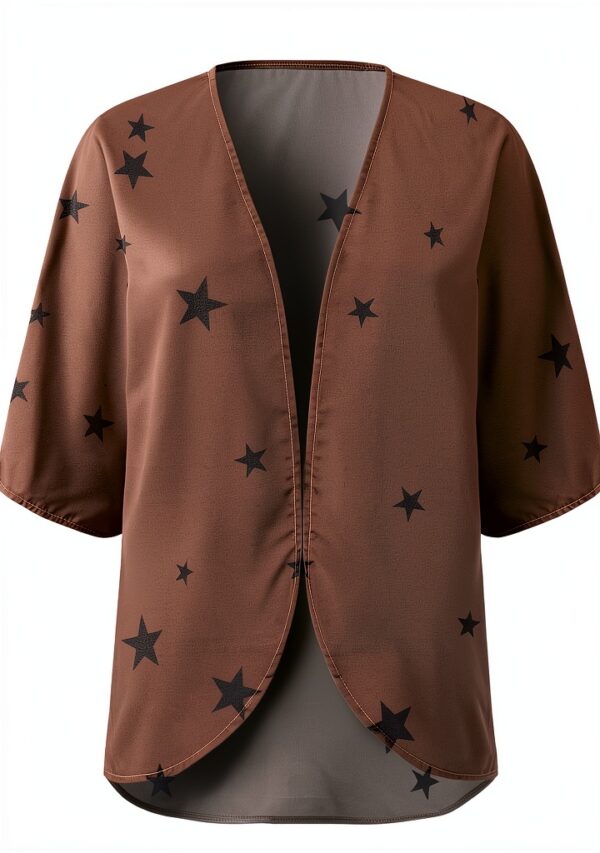 Gilet femme cardigan confortable coupe-vent tailles S-5XL-4