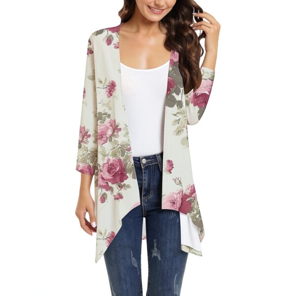 Gilet femme cardigan mi saison imperméable confortable-4