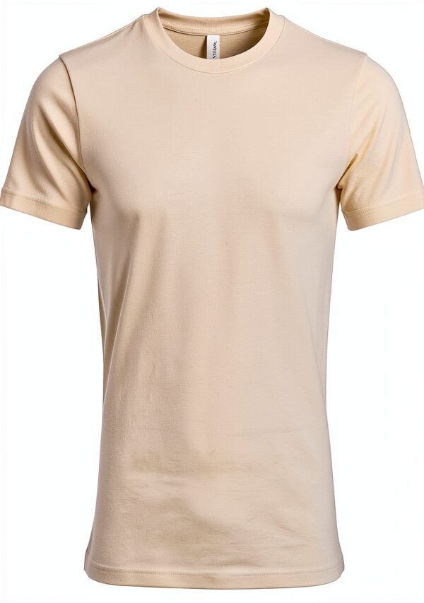 T-shirt Bella Canvas 100 coton col club manches courtes-0