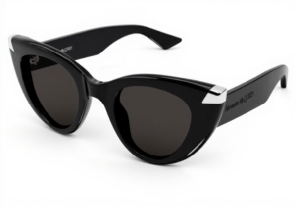 Lunettes de soleil Alexander McQueen AM0442S Noir Femme