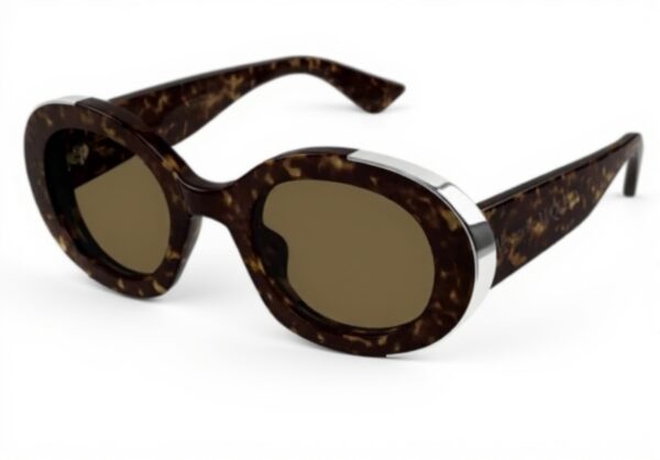 Lunettes de Soleil Alexander McQueen Femme Marron Havane 51