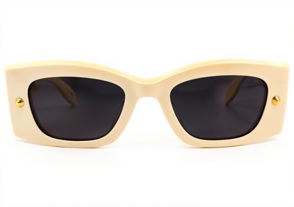 Lunettes de Soleil Alexander McQueen Mixte Marron Havane