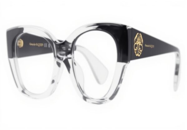 Lunettes de vue Alexander McQueen femme acétate tortue