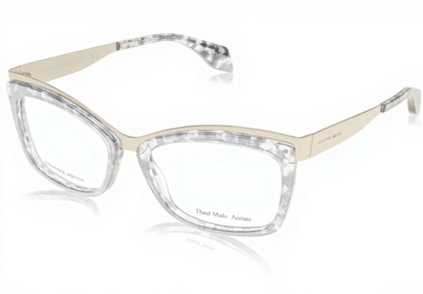 Monture Alexander McQueen AMQ4183 Marron Métal Femme