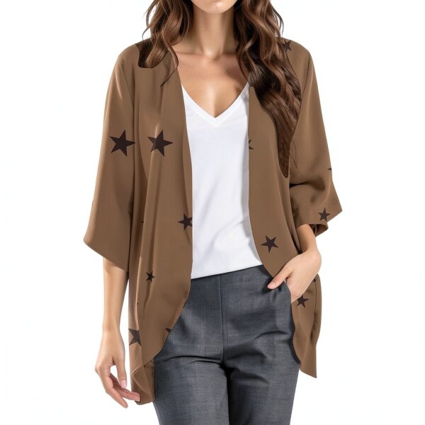Gilet femme cardigan confortable coupe-vent tailles S-5XL-1