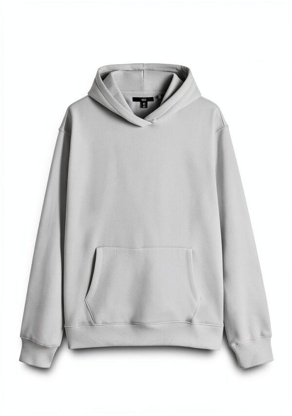 Sweat à capuche homme Next noir gris marl crème confort-4
