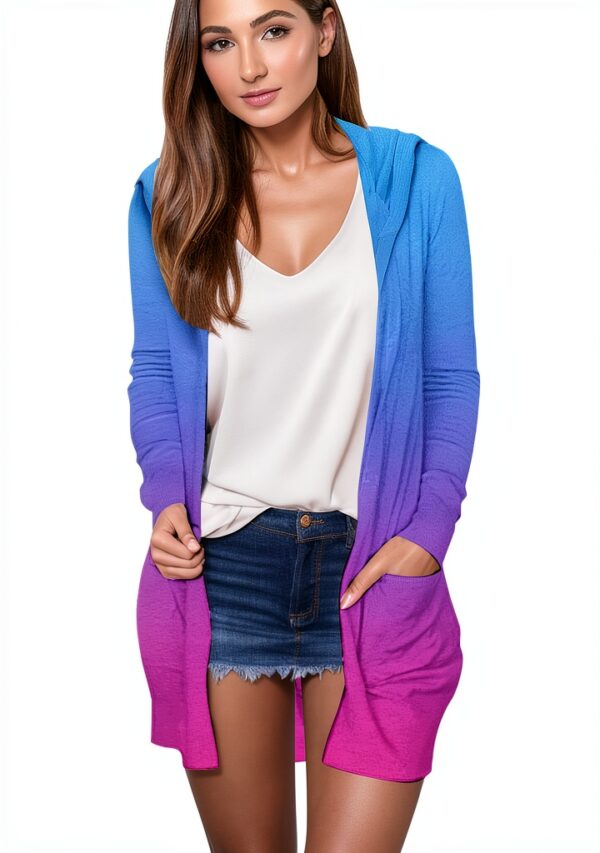 Gilet femme cardigan tricot imperméable confortable-0