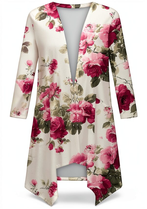 Gilet femme cardigan mi saison imperméable confortable-3