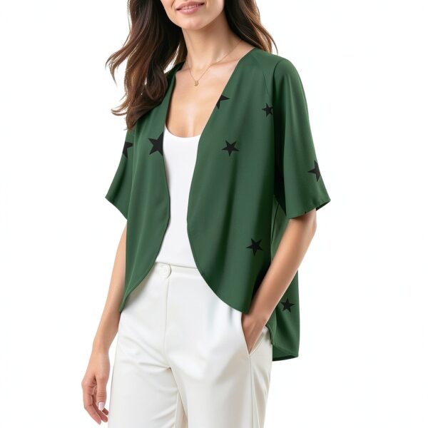 Gilet femme cardigan léger confortable coupe-vent-3