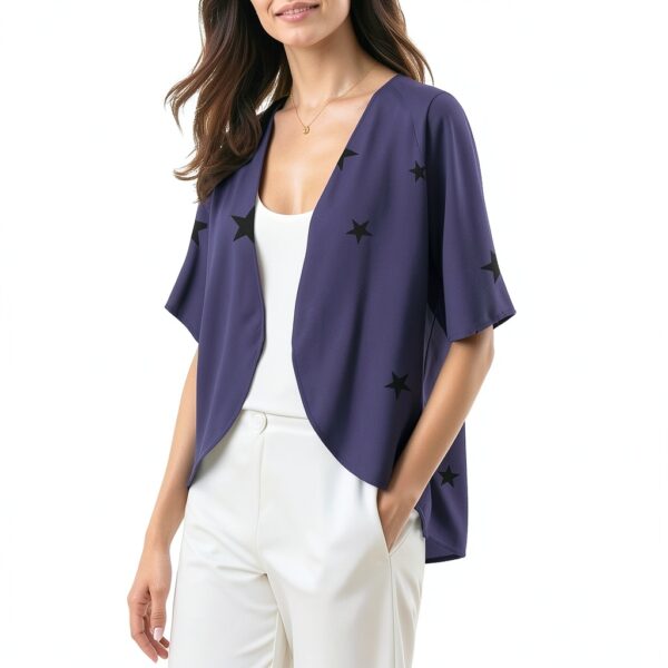 Gilet femme cardigan mi saison imperméable confortable coupe-3