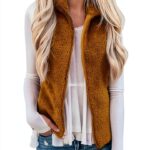 Manteau sans manche femme Generic léger chaud coupe-vent-0