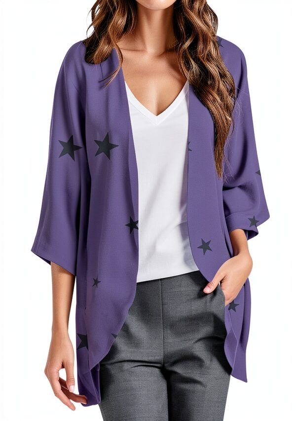 Gilet femme cardigan mi saison imperméable confortable coupe-0