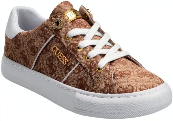 GUESS Loven Basket Femme Baskets mode lacets logo confort