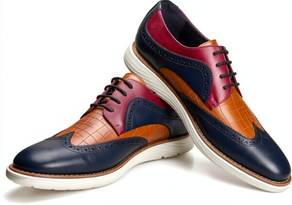 JITAI Chaussures Oxford Hommes Légeres Lacets Mode Casual