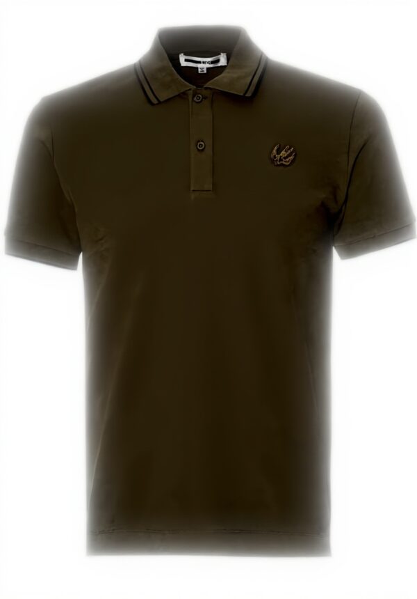Polo McQ Alexander McQueen Homme Vert Emblème brodé