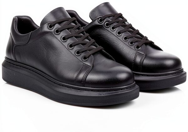 Solaress 257 Baskets Hommes Cuir Lacets Décontractées
