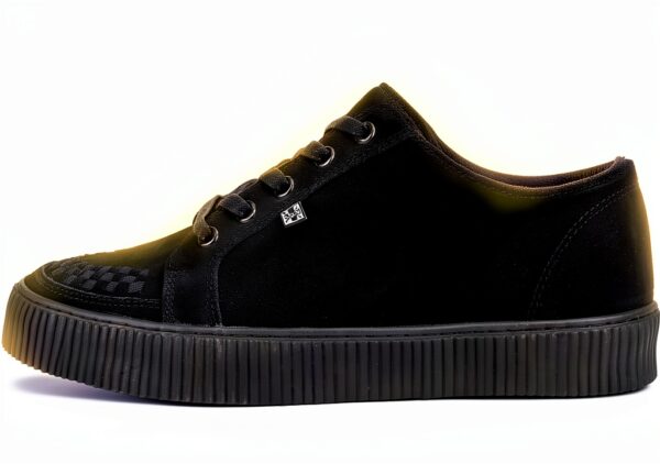 TUK Ribbed Sole Sneaker Chaussures Skate Punk Cuir Daim