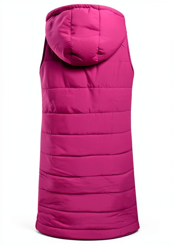 Manteau sans manches femme Generic léger chaud couleurs-3