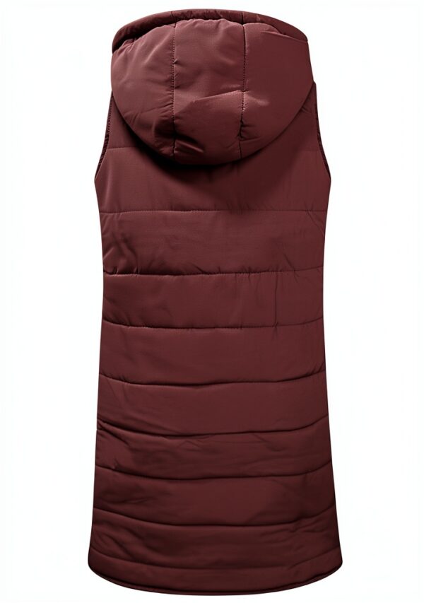 Manteau sans manches femme Generic léger chaud couleurs-1