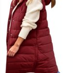 Manteau sans manches femme Generic léger chaud couleurs-0