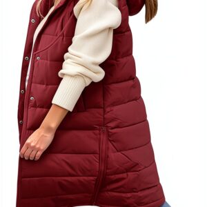 Manteau sans manches femme Generic léger chaud couleurs-0