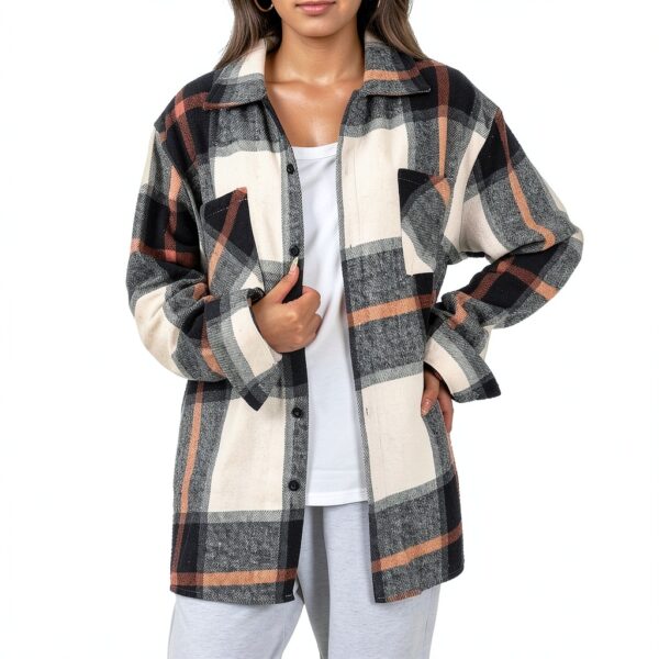Gilet femme cardigan mi-saison imperméable confortable-3