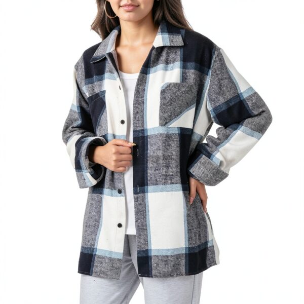 Gilet femme cardigan mi saison imperméable confortable coupe-4