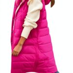 Manteau sans manches femme Generic léger chaud couleurs-0