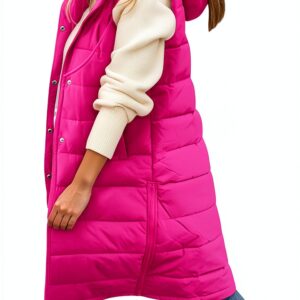 Manteau sans manches femme Generic léger chaud couleurs-0