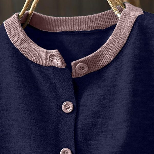 Gilet femme cardigan mi saison imperméable confortable-1