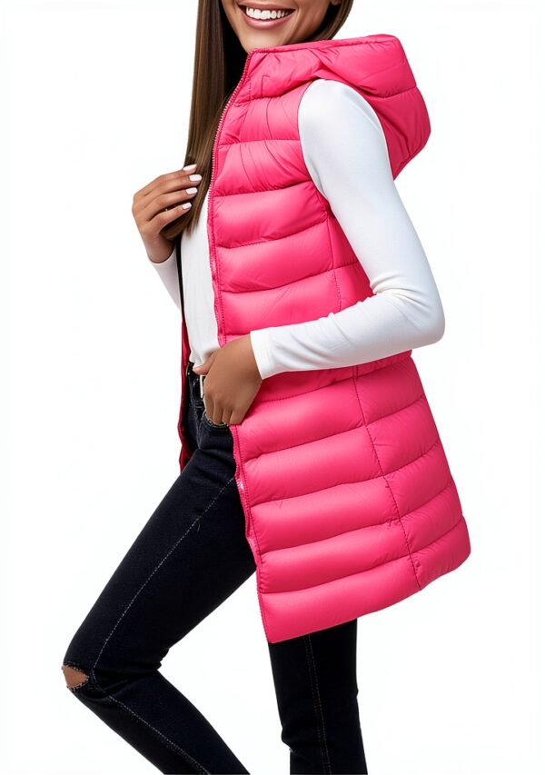 Manteaux sans manche femme en nylon léger Generic-0