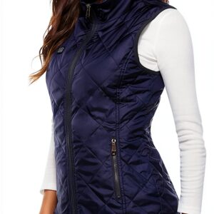 Manteaux sans manche femme Bleu XXL Generic-0