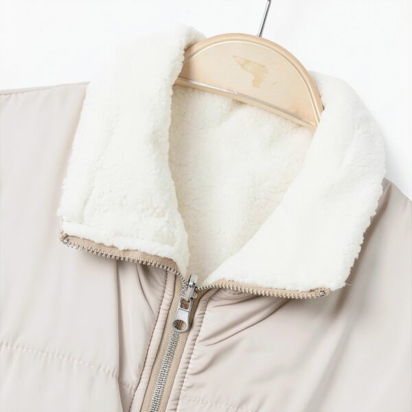 Manteau sans manche femme Generic - Isolation légère, col haut,-5