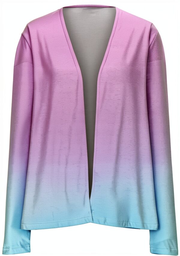 Cardigan Femme Imperméable Gilet Mi Saison Violet S Confort Coupe-vent-2
