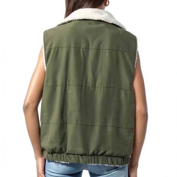 Manteau sans manche Femme Generic chaleur légère couleur variée-1
