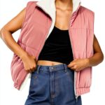 Manteau sans manche Generic femme Isolation légère col haut tailles-0